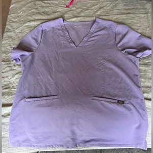 Figs Scrub Top Womens-3 pocket